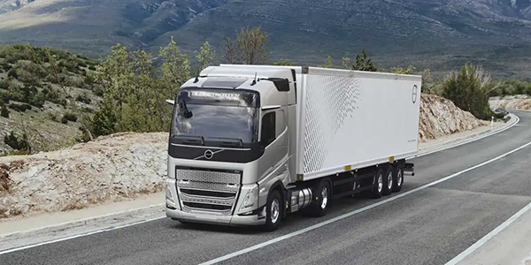 Truck on the road